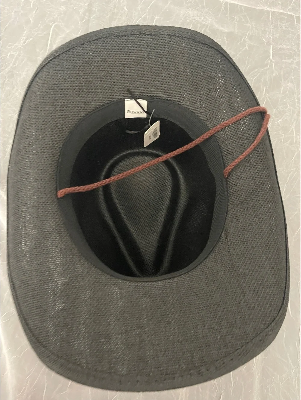 WESTERN TURQUOISE ACCENT WOOD BAND TRIM COWBOY HAT